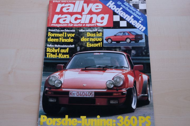 Deckblatt Rallye Racing (09/1980)